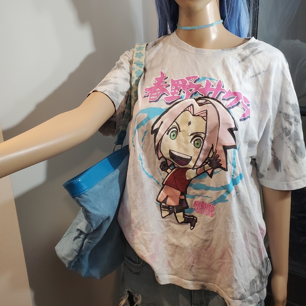 Naruto Sakura Chan Tie Dye T Shirt 🌸